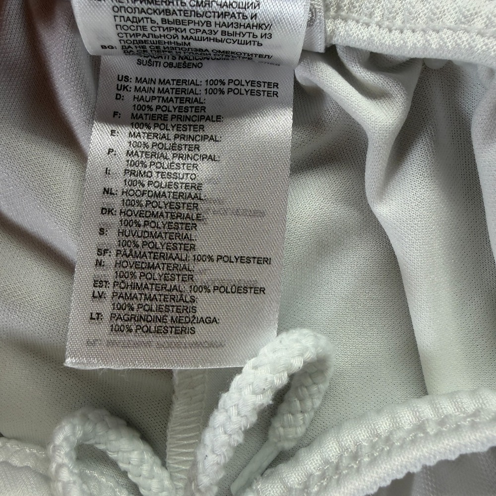 Adidas Climalite Shorts Mens XL White Polyester Athletic Soccer Running Sports - Picture 3 of 10